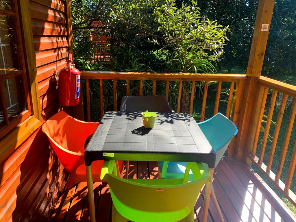 Private cottage deck